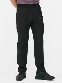 Tkane bojówki dresowe