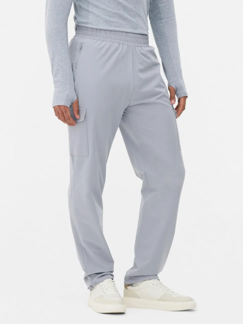 Tkane bojówki dresowe