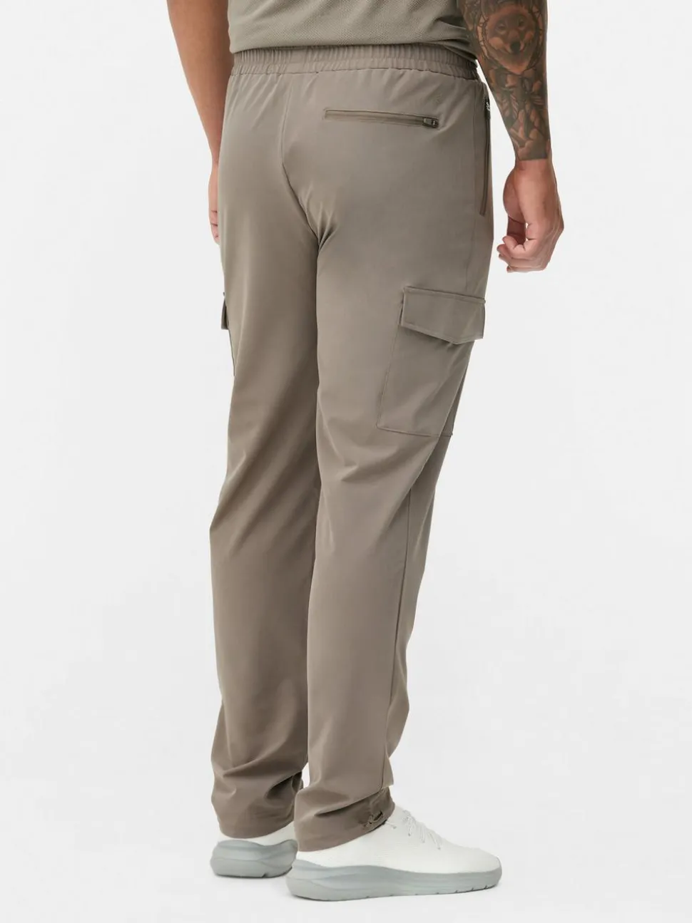 Tkane bojówki dresowe