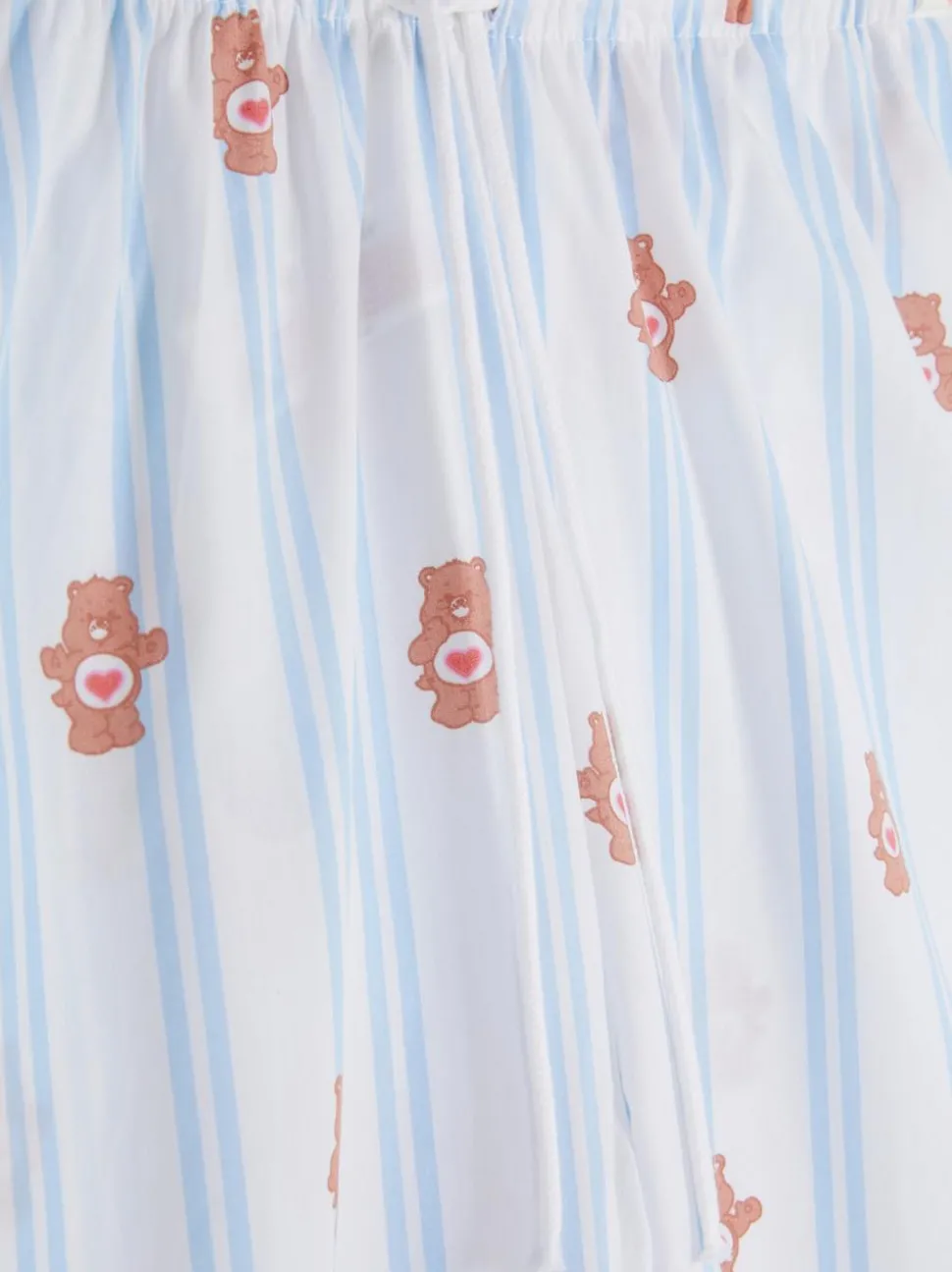 Tkane długie spodnie od piżamy, Troskliwe Misie