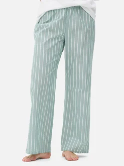 Tkane spodnie od piżamy