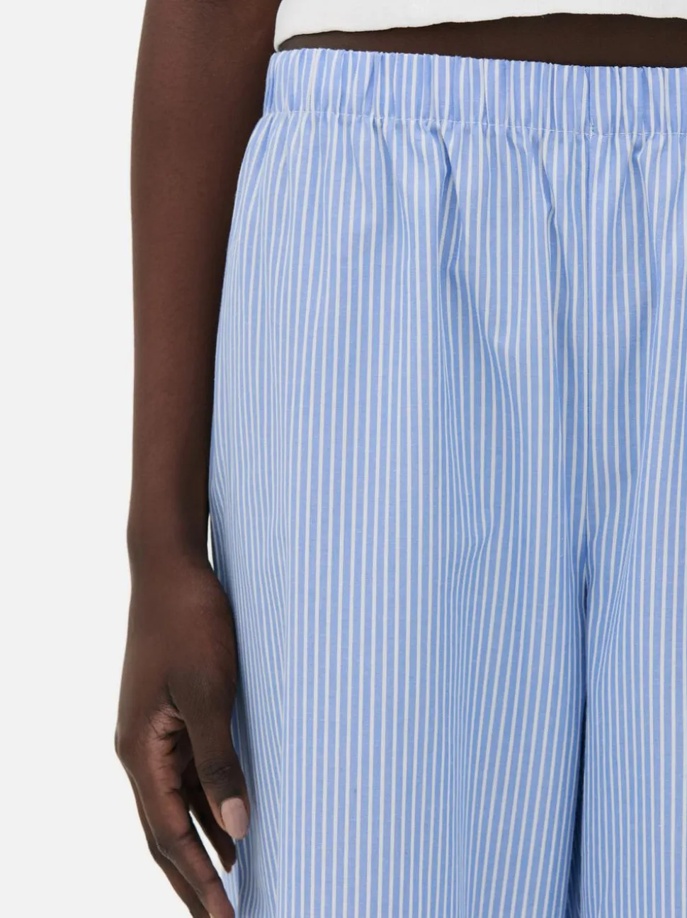 Tkane spodnie od piżamy