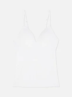 Top na ramiączkach z wbudowanym biustonoszem