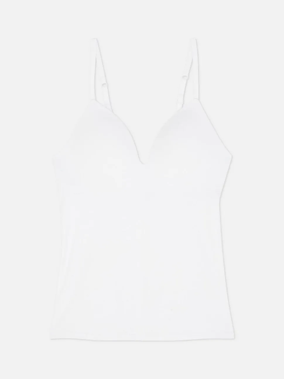 Top na ramiączkach z wbudowanym biustonoszem