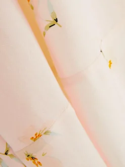 Top od piżamy na ramiączkach w kwiaty