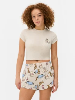 Top od piżamy z motywem Kubusia Puchatka