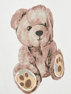 Torba płócienna wielokrotnego użytku z misiem