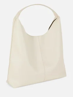 Torba shopper typu worek ze sztucznej skóry