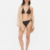 Trójkątna góra od bikini z nadrukiem