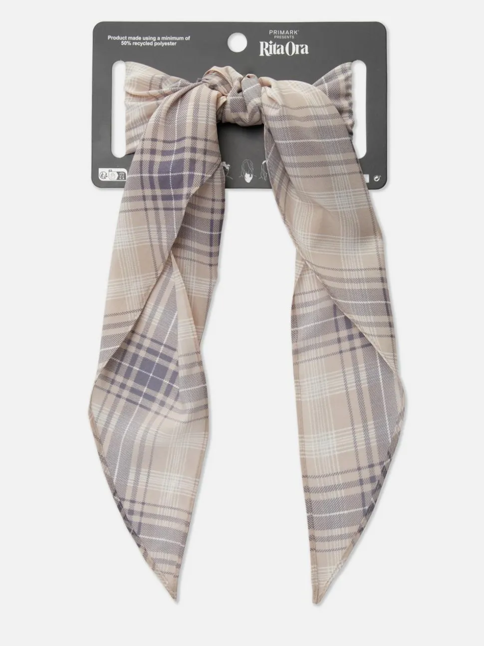 Trójkątny szalik z nadrukiem Rita Ora
