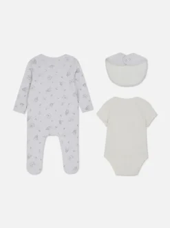 Trzyczęściowy komplet z Kubusiem Puchatkiem