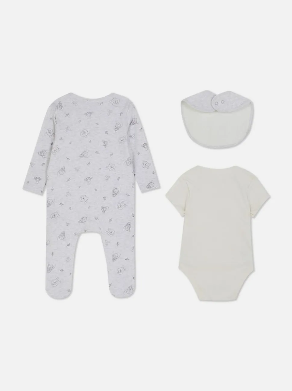 Trzyczęściowy komplet z Kubusiem Puchatkiem