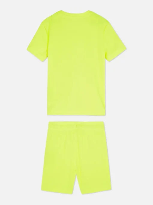 T-shirt i szorty w sportowym stylu, zestaw