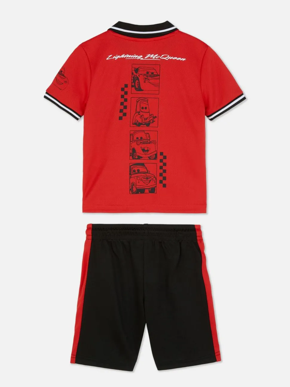 T-shirt i szorty z motywem filmu Auta Disneya