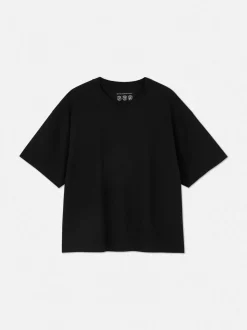 T-shirt o kwadratowym kroju