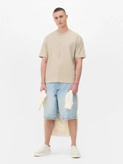 T-shirt o luźnym kroju