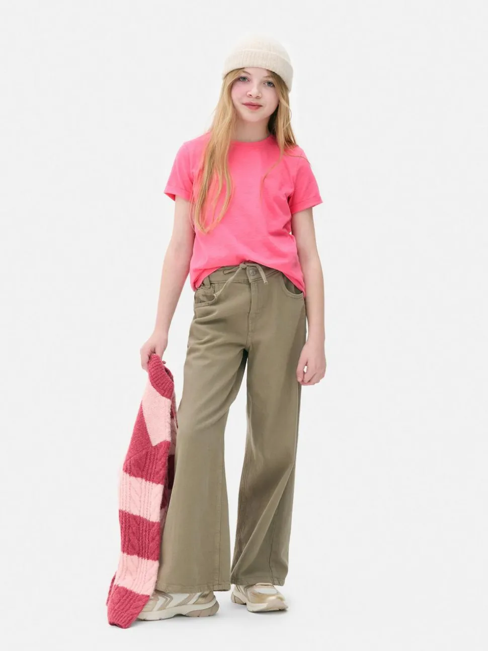 T-shirt o nieregularnym splocie z krótkim rękawem