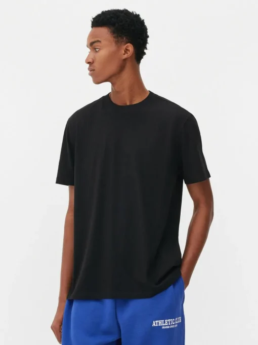 T-shirt o regularnym kroju z okrągłym dekoltem
