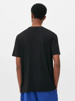 T-shirt o regularnym kroju z okrągłym dekoltem