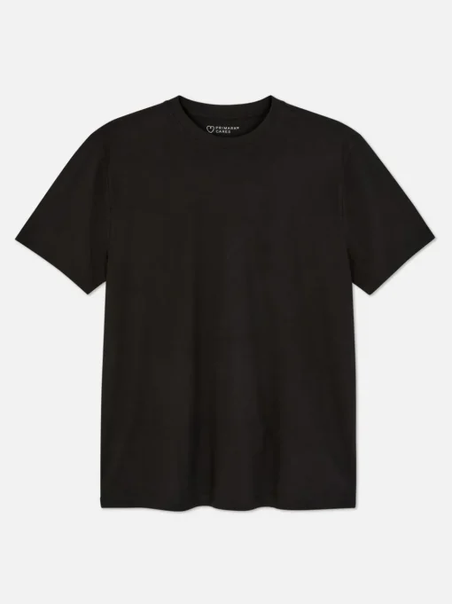 T-shirt o regularnym kroju z okrągłym dekoltem
