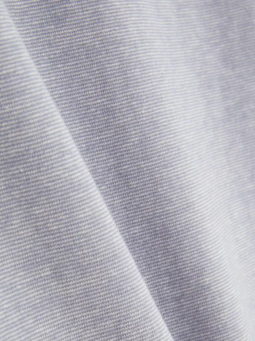 T-shirt w prążki z krótkim rękawem