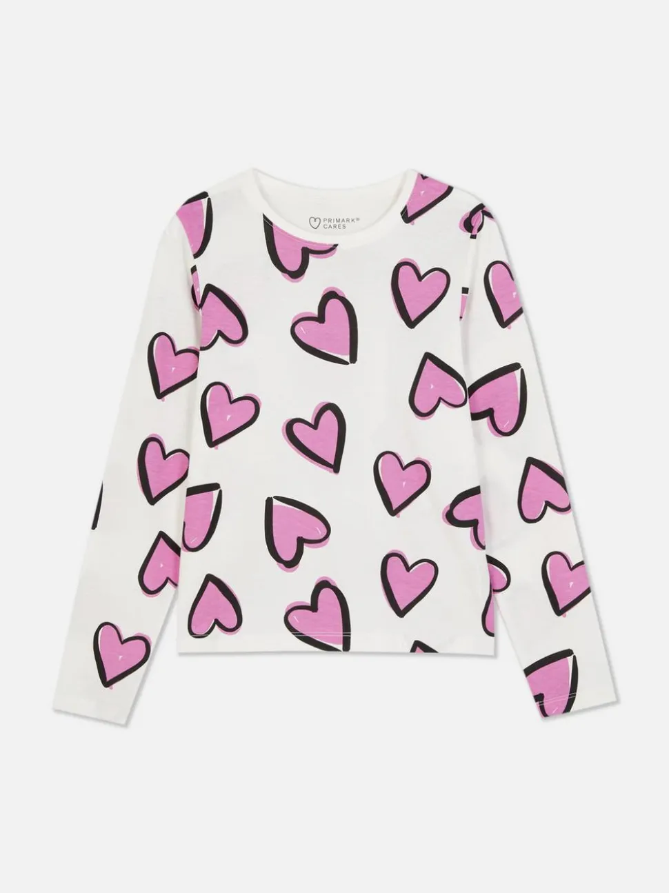 T-shirt z długim rękawem i nadrukiem