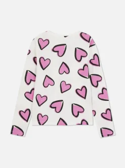 T-shirt z długim rękawem i nadrukiem