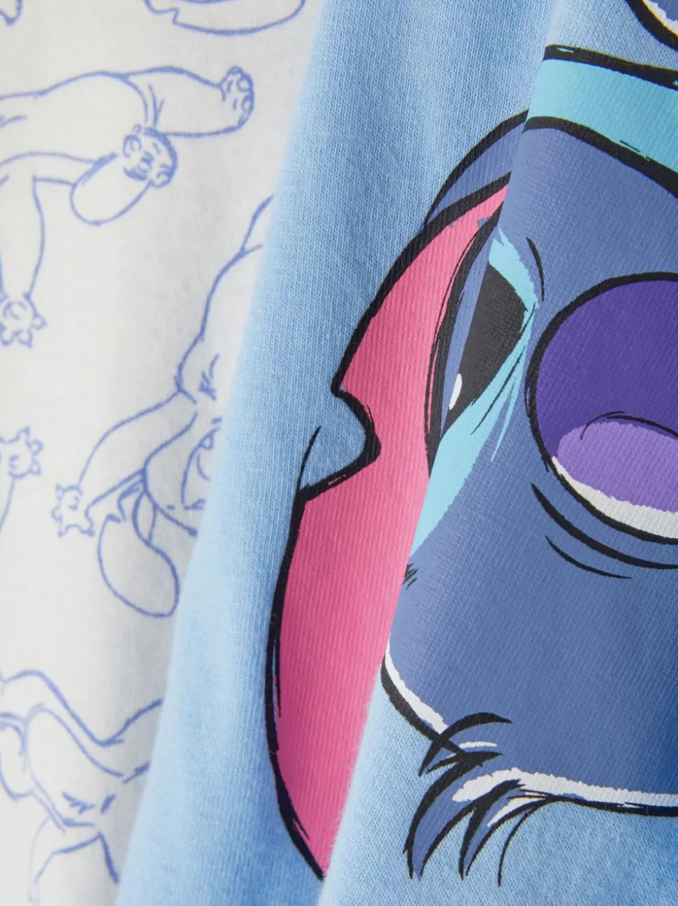 T-shirt z długim rękawem i Stichem Disneya, 2 szt.