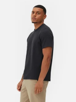 T-shirt z fakturą plastra miodu