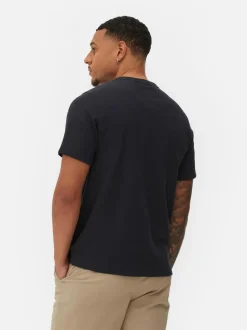 T-shirt z fakturą plastra miodu