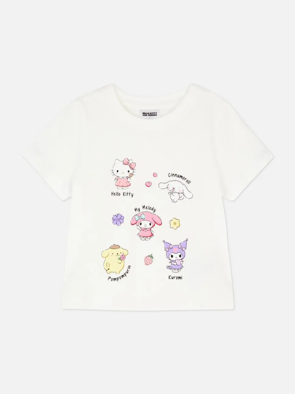 T-shirt z krótkim rękawem, Hello Kitty i przyjaciele