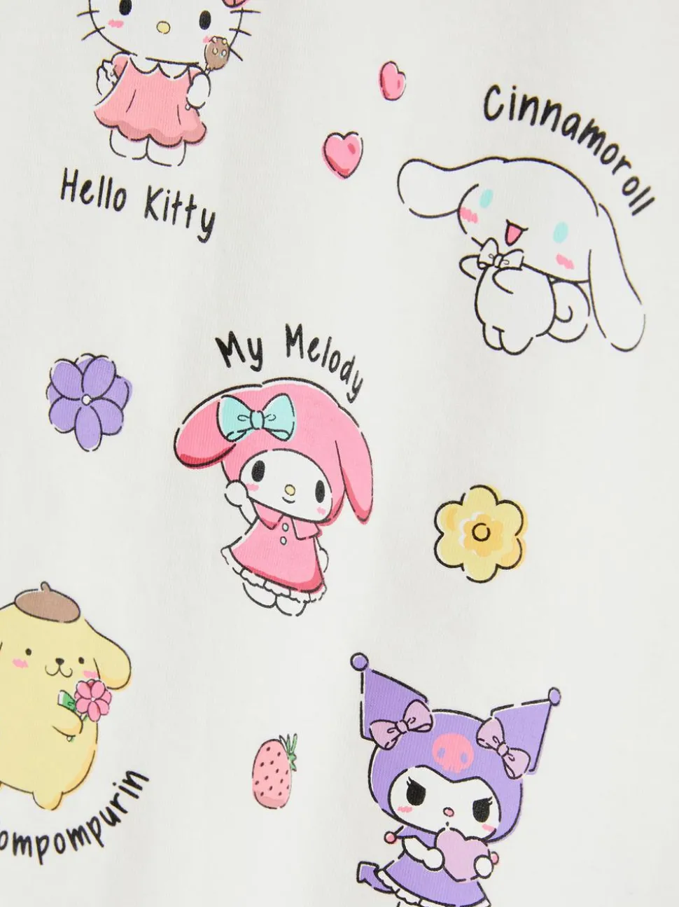 T-shirt z krótkim rękawem, Hello Kitty i przyjaciele