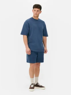 T-shirt z krótkim rękawem o waflowej fakturze