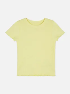 T-shirt z krótkim rękawem w prążki