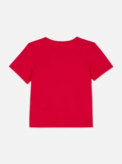 T-shirt z motywem wisienek-serduszek