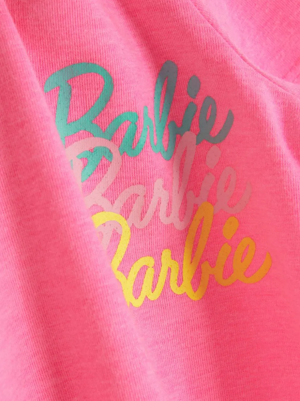 T-shirt z nadrukiem Barbie