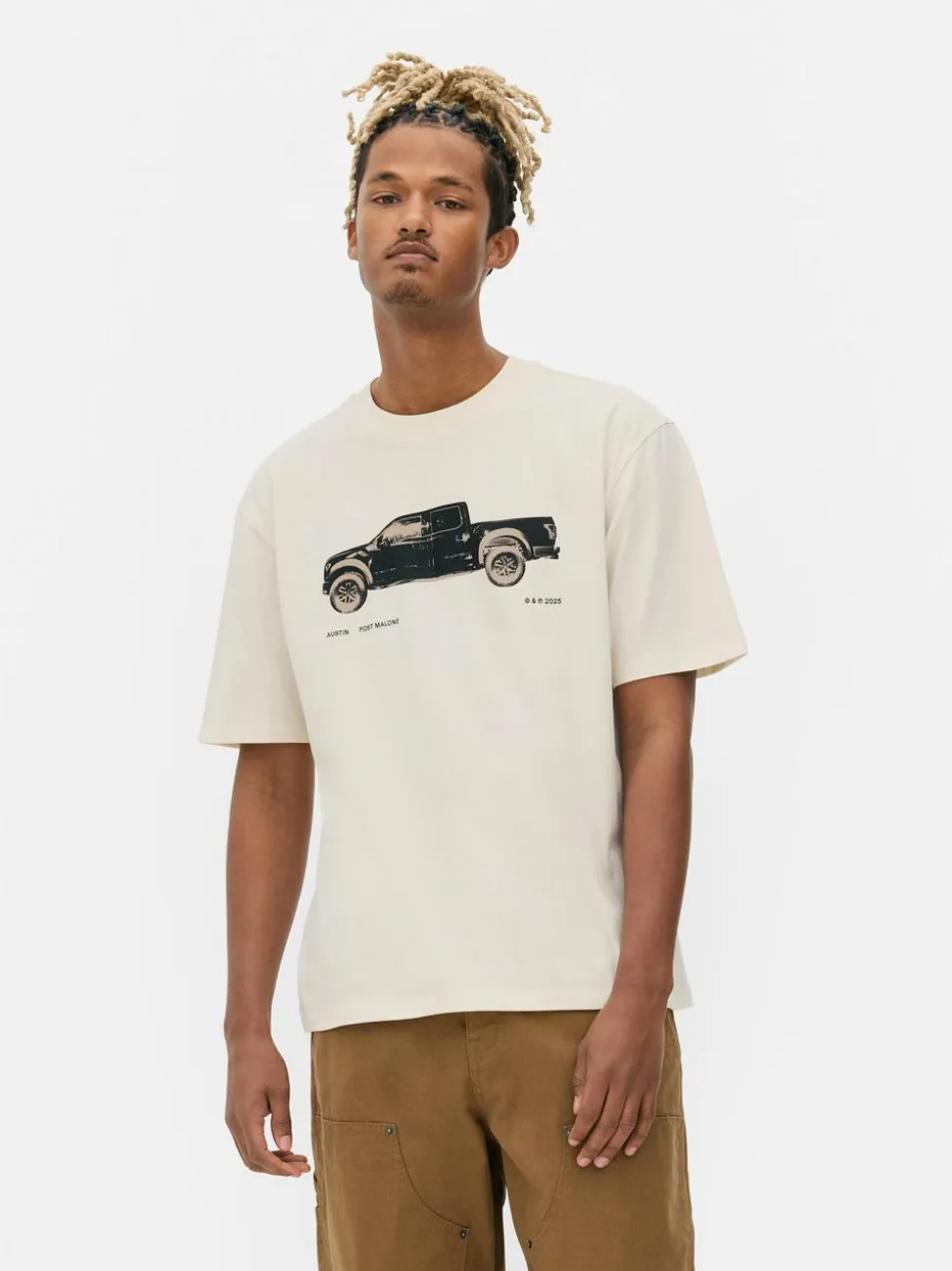 T-shirt z nadrukiem Post Malone'a