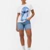 T-shirt z okrągłym dekoltem i motywem Sticha Disneya