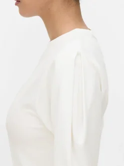 T-shirt z podwiniętymi rękawami The Edit