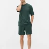 T-shirt z tkaniny frotte