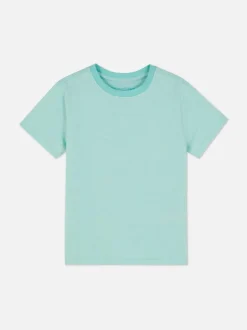 T-shirt ze wzorem w cienkie paski