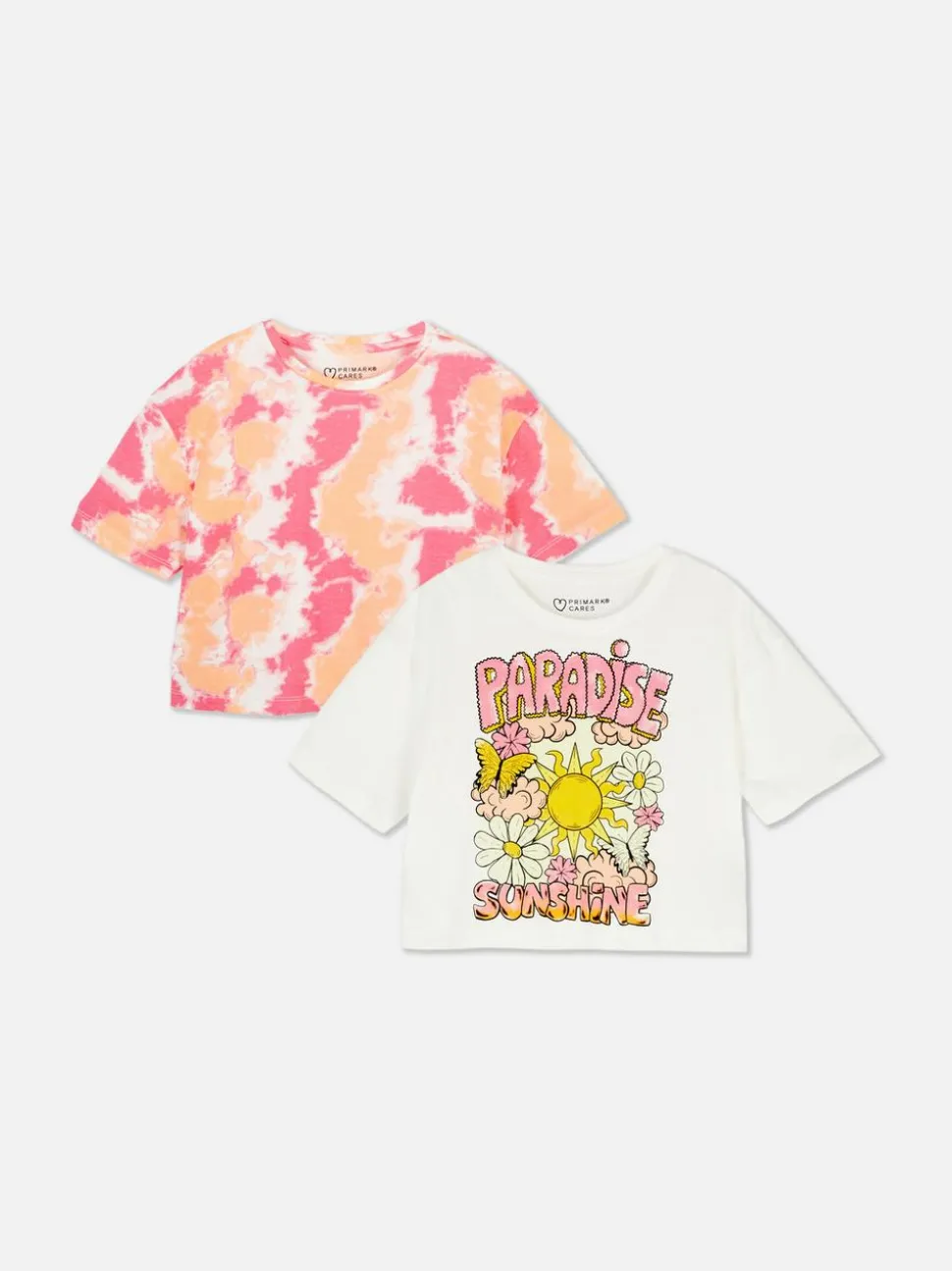 T-shirty o pudełkowym kroju z krótkim rękawem, 2 szt.