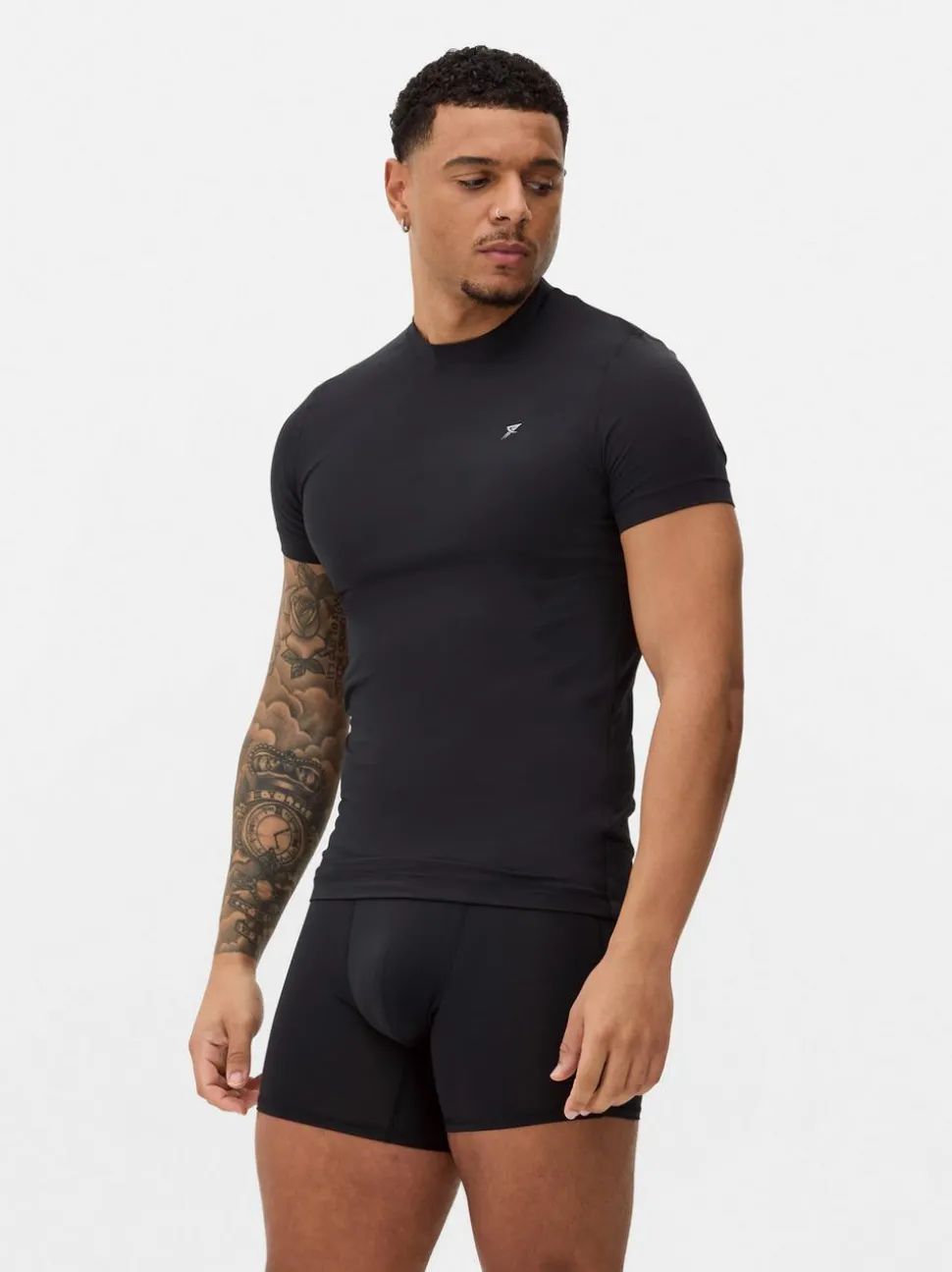 T-shirty sportowe z mieszanym wzorem, 2 szt.