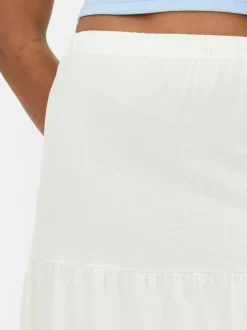 Warstwowa spódnica maxi