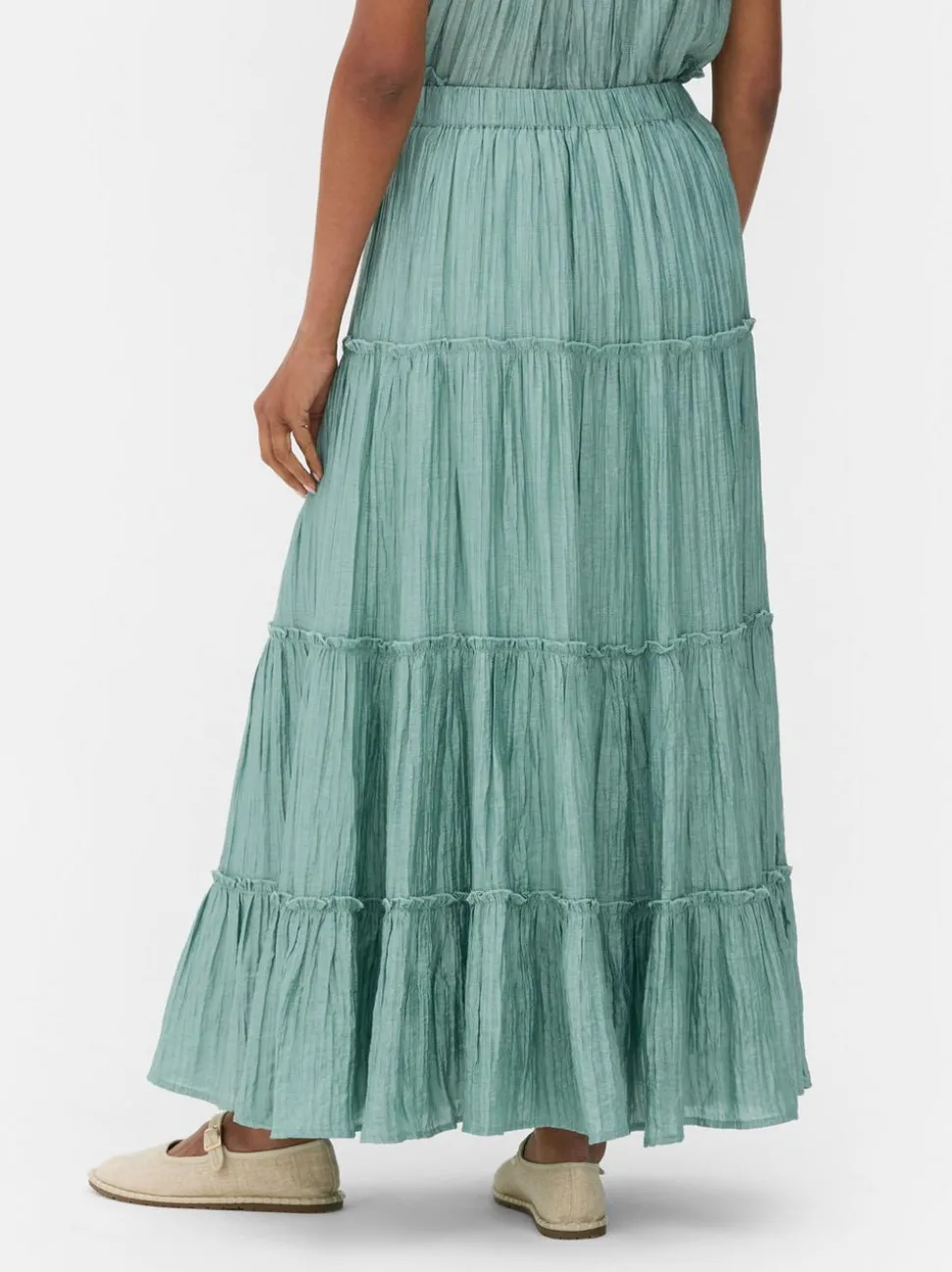 Warstwowa spódnica maxi