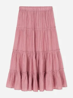 Warstwowa spódnica maxi