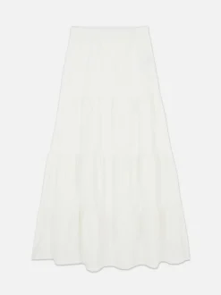 Warstwowa spódnica maxi