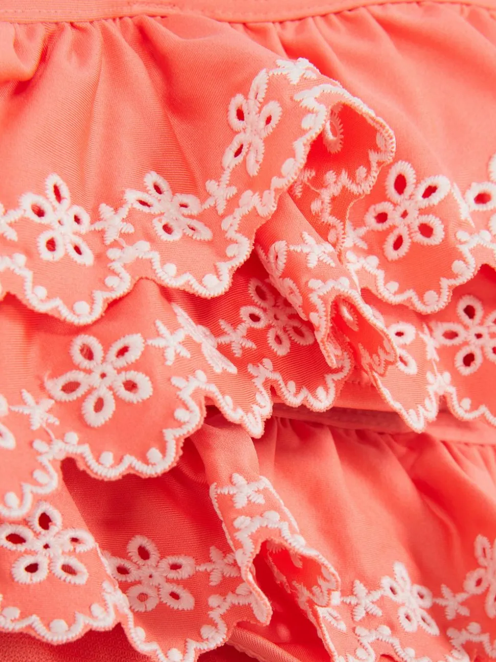 Warstwowe bikini z haftem angielskim