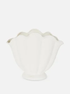 Wazon ceramiczny w kształcie muszli