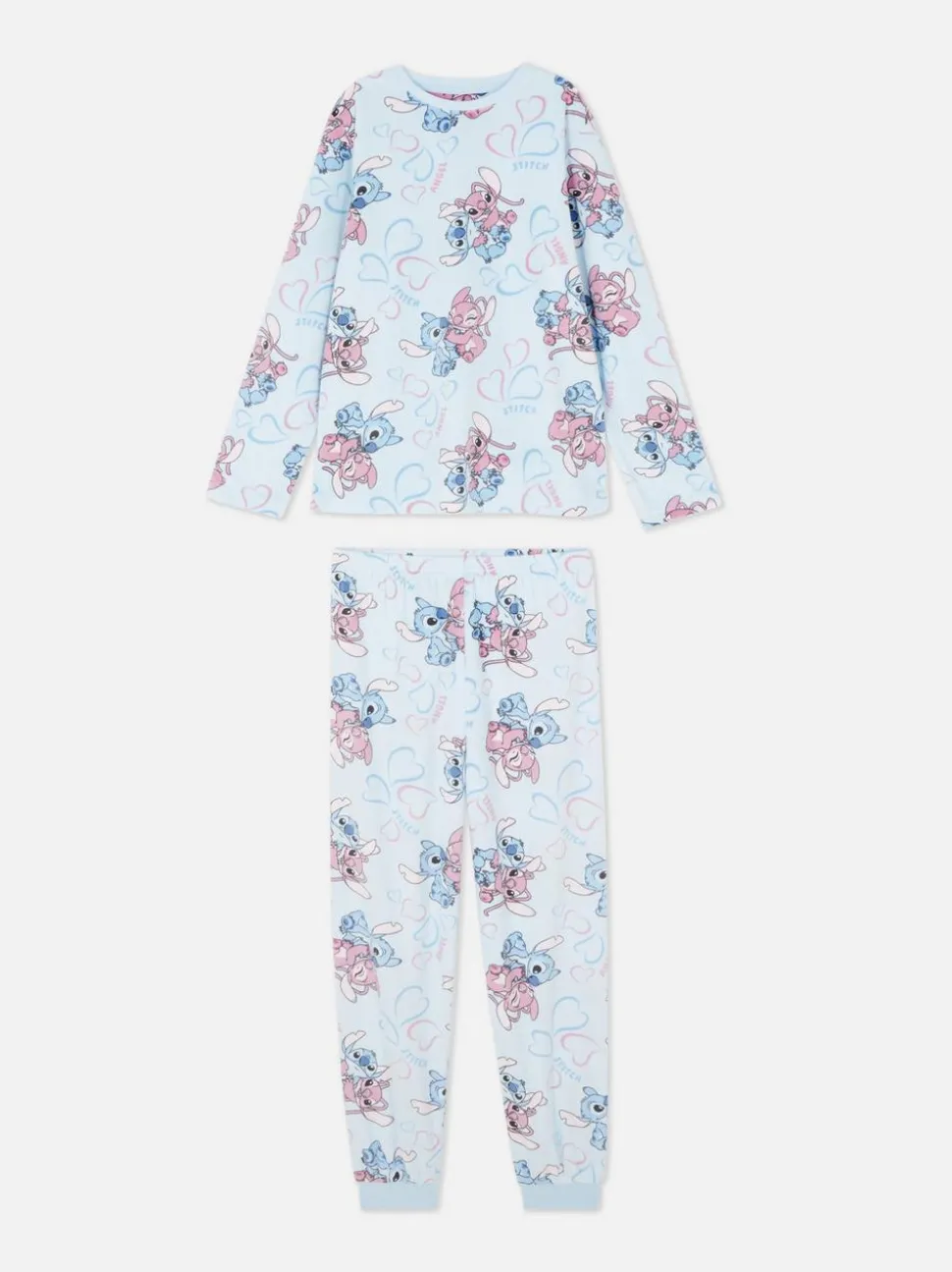 Welurowa piżama z motywem Sticha Disneya